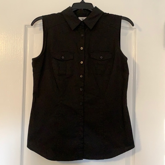 Worthington Tops - Worthington Sleeveless Button Down